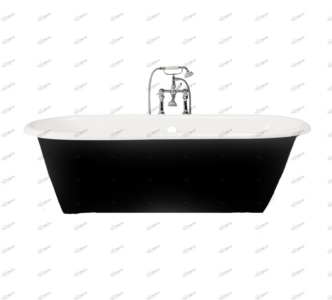 Gentry Home Bexley Cast iron bathtubs with feet Ral 9005 GH100178 
