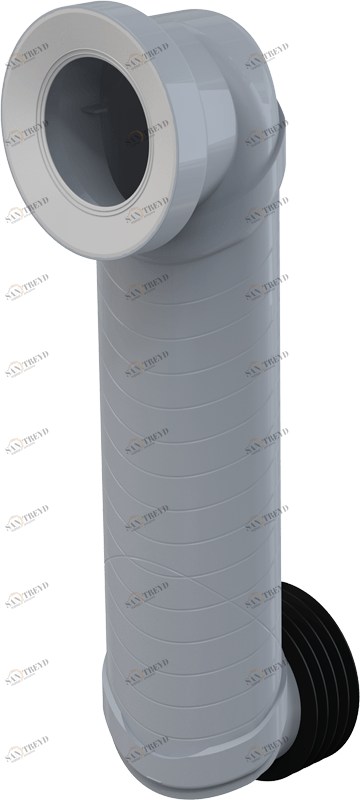 Колено стока DN90/110 Slim ALCAPLAST MS906