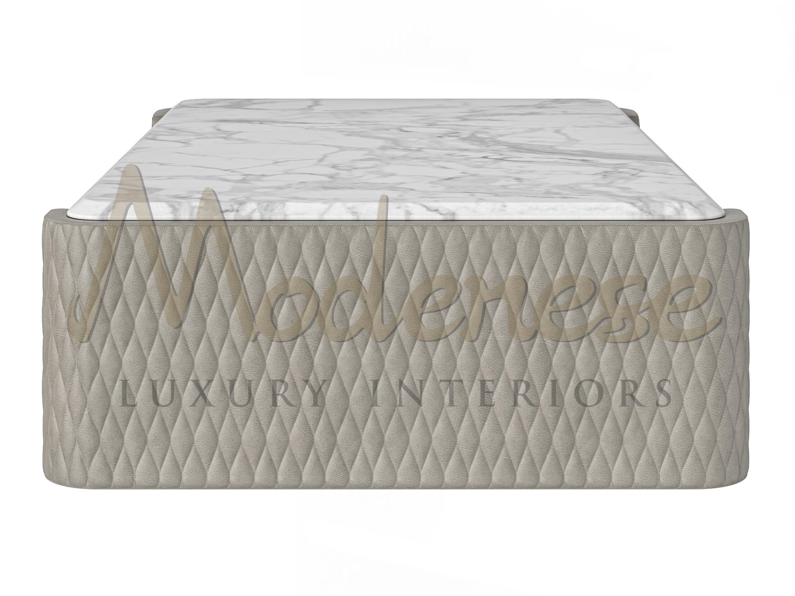 Мраморный прямоугольный низкий столик Calacatta Modenese Luxury Interiors REGAL EMPRESS ARCH-00056900 - Вид №2