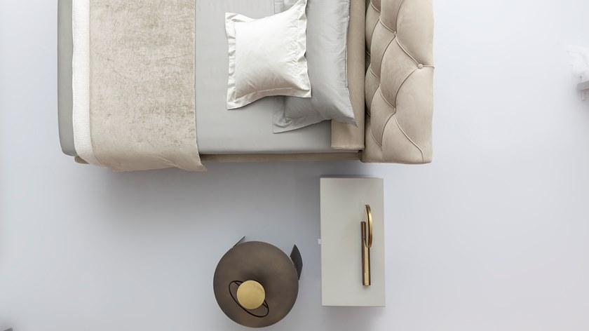 Twils Двуспальная кровать с тафтинговым или гладким изголовьем Dorian sun-id-1382924 - Вид №2