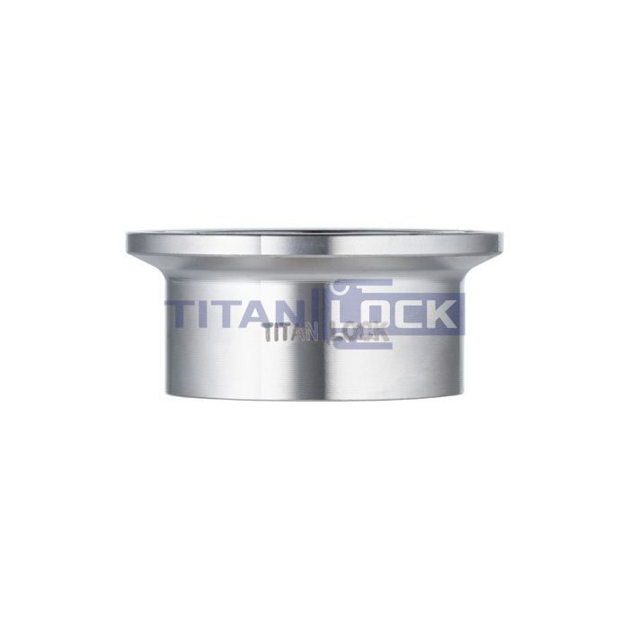 Штуцер CLAMP под приварку DN125 нерж. 316, DIN TL125CLW TITAN LOCK  - Вид №3
