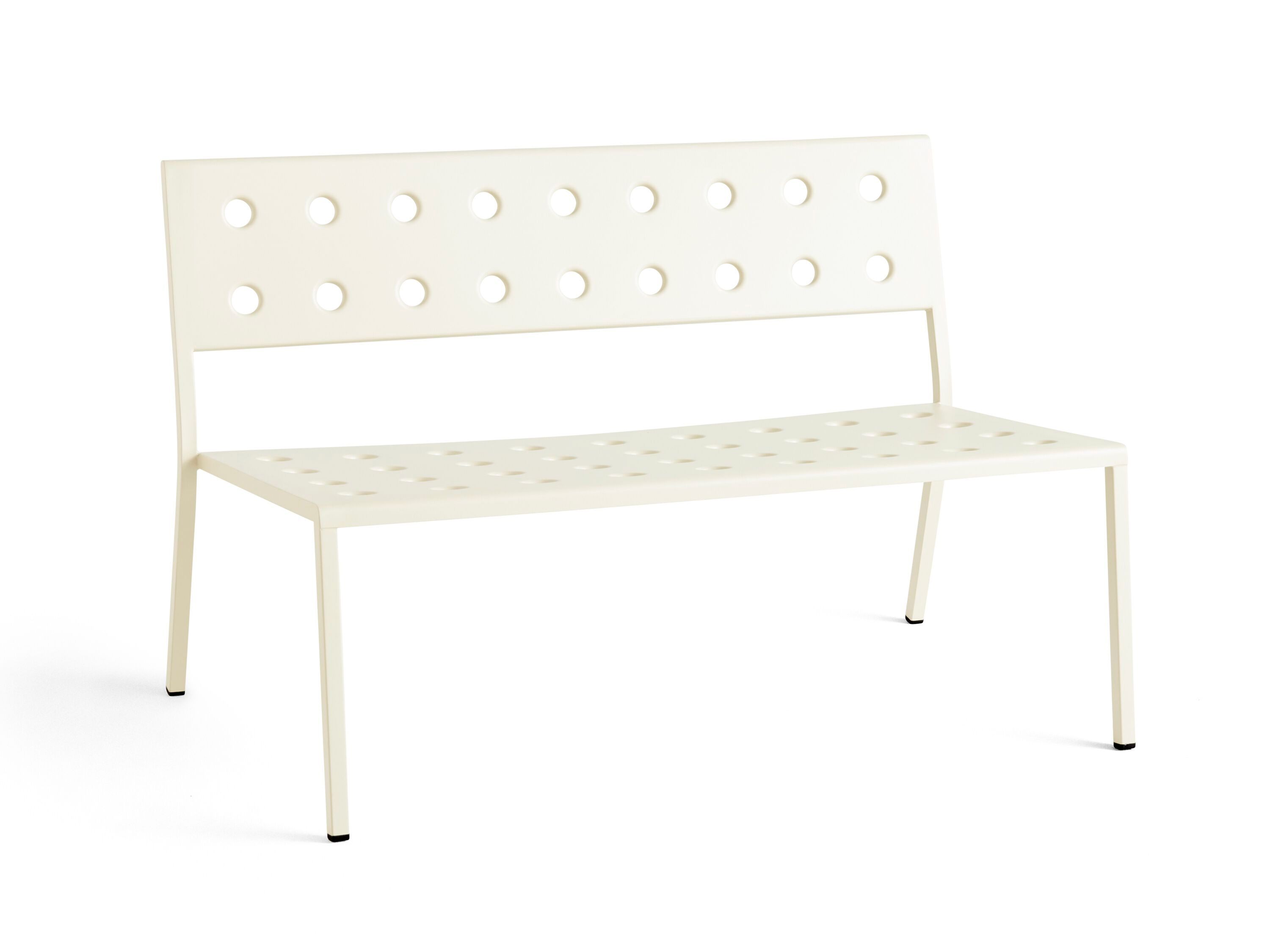 Стальная садовая скамейка с порошковым покрытием со спинкой Hay балкон ARCH-00041093 - Вид №3