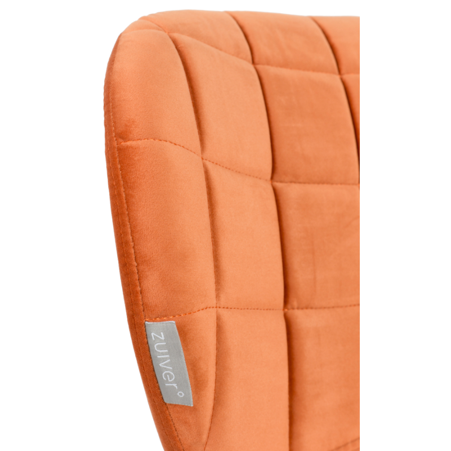 Стул OMG Velvet оранжевый Zuiver 1100367 - Вид №6