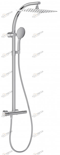 E20642RU-CP Душевая колонна с термостатическим смесителем Jacobdelafon TALAN Santreyd