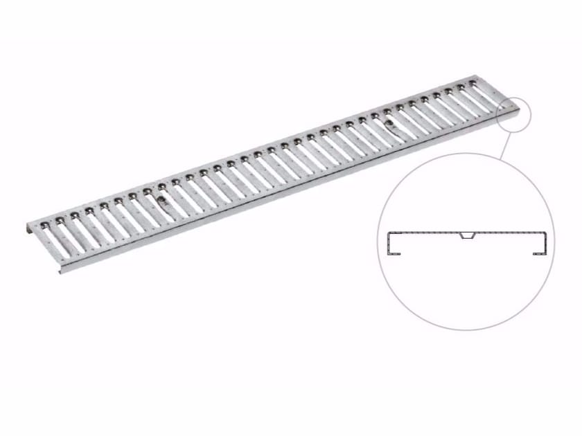 Формованная решетка из нержавеющей стали и оцинкованной стали Dakota решетки для каналов ARCH-00099535