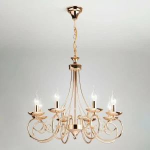 Подвесная люстра Eurosvet Provence 22404/8 золото EUROSVET PROVENCE 187481 Золотой