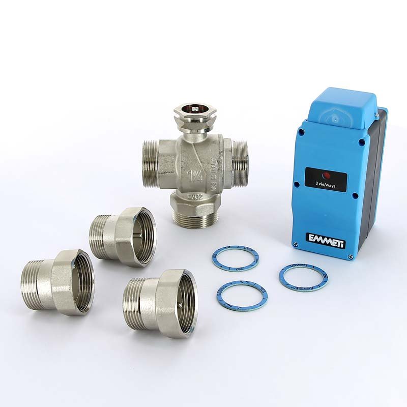 Кран сгон НН 1"1/4 3-ходовой с сервоприводом MODULO PLUS EMMETI 1425710 - Вид №2