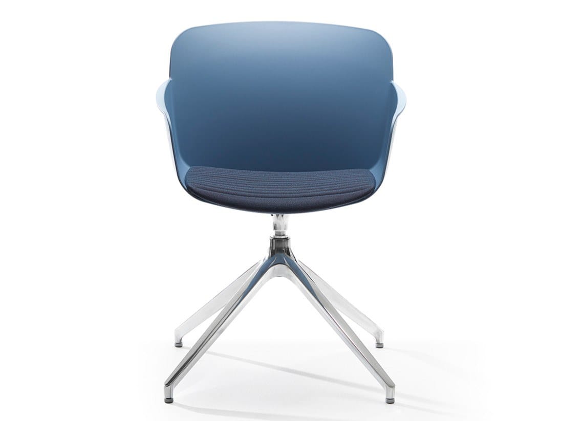 Вращающееся кресло из полипропилена с подлокотниками VAGHI свободное кресло ARCH-00107754