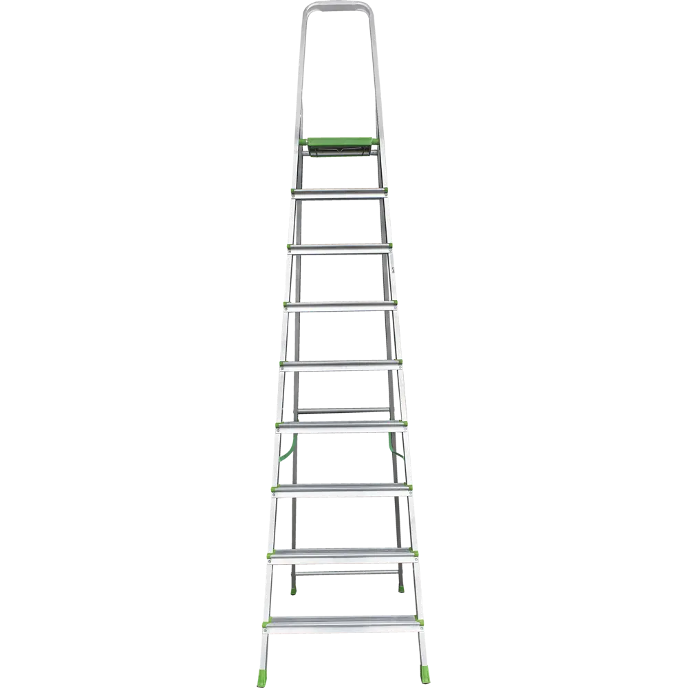 Стремянка алюминиевая Kroft 9 ступеней, максимальная нагрузка 150 кг STLM-2190779 - Вид №3