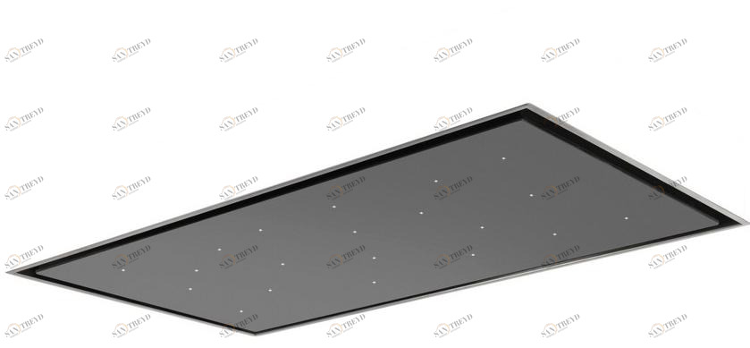 Silverline Потолочная вытяжка из нержавеющей стали и стекла  4260 