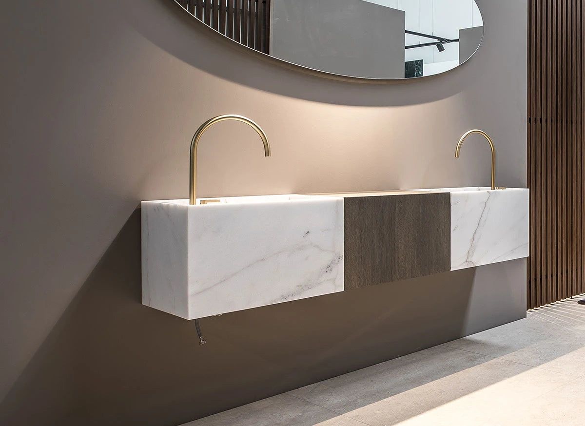 Одиночный подвесной умывальник из натурального камня COCOON Piet Boon ARCH-00052049 - Вид №10