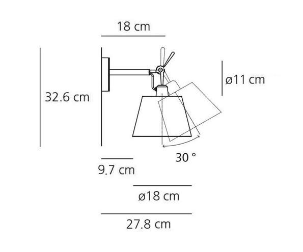 Artemide 1183010A TOLOMEO бра 84194 - Вид №3