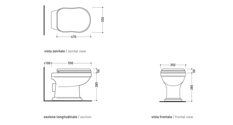 Сиденье для унитаза Ceramica Flaminia Efi ARCH-00007577 - Вид №2