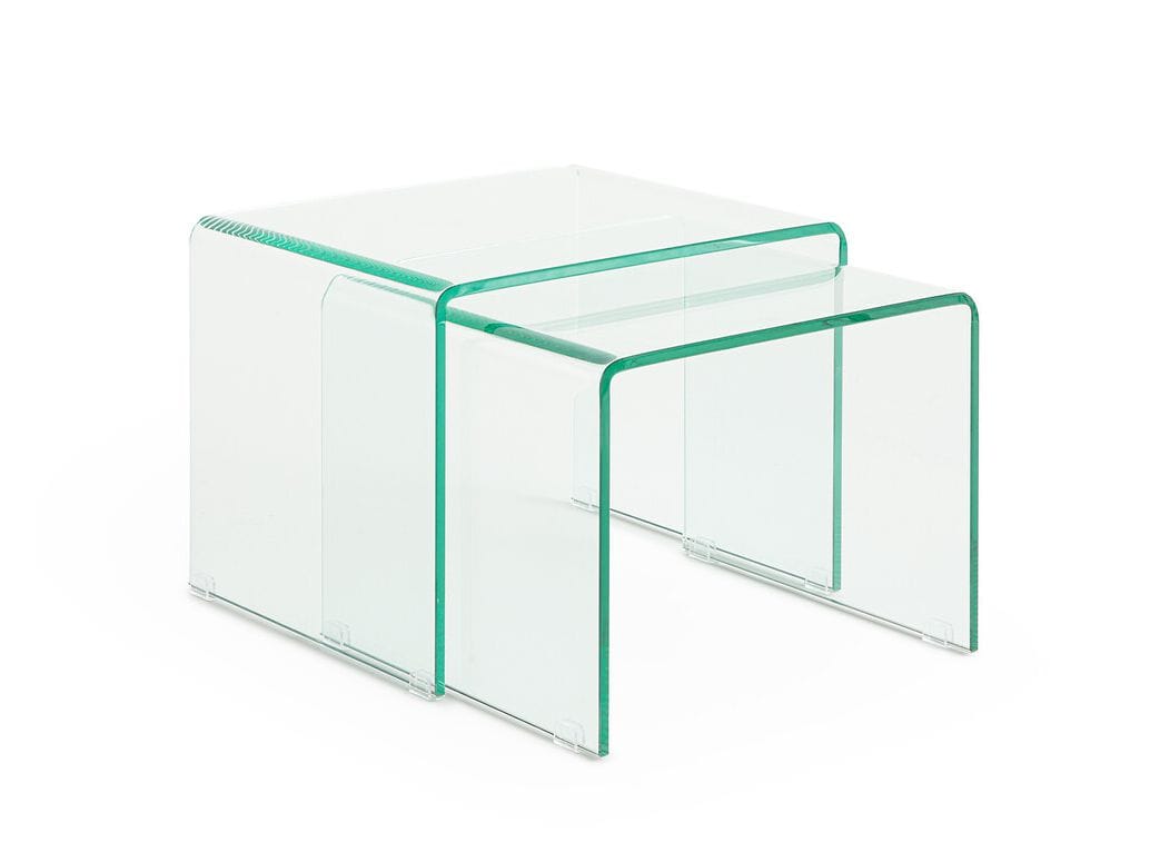 Штабелируемый журнальный столик из закаленного стекла AMPM кристально чистый ARCH-00127743