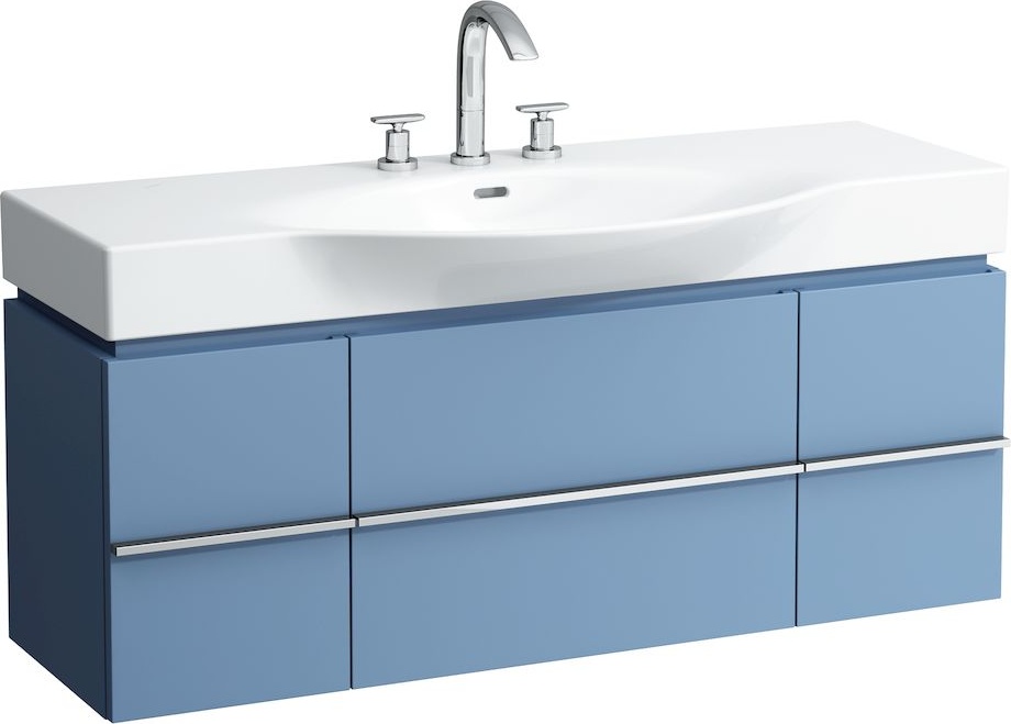 H4013020754751 Шкафчик под раковину, для раковин 811704, 812704, 2 выдвижных ящика с 2 дверцами, 2 стеклянные полки LAUFEN PRO - Вид №16