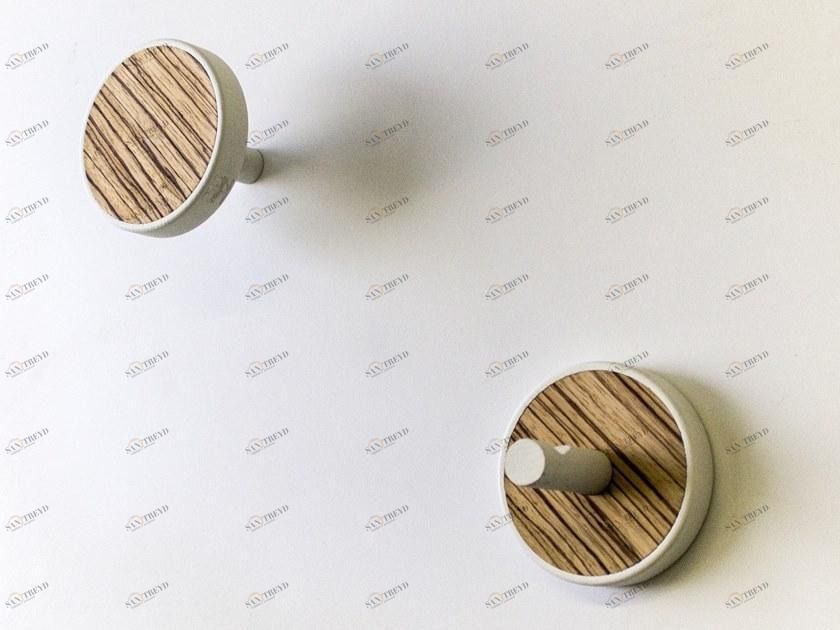 LIGNIS® Пара вешалок из ценных пород дерева Inverso 13.010