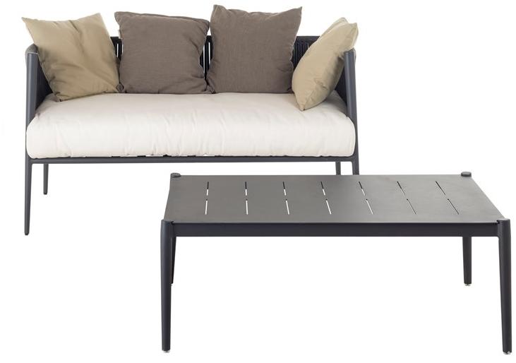 Unopiù Садовый диван со съемным чехлом из акриловой ткани Luce Lundig - Вид №1