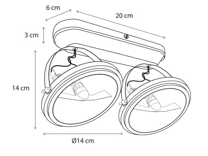 Латунный поворотный многоточечный прожектор Authentage Lighting Centonze ARCH-00075840 - Вид №2