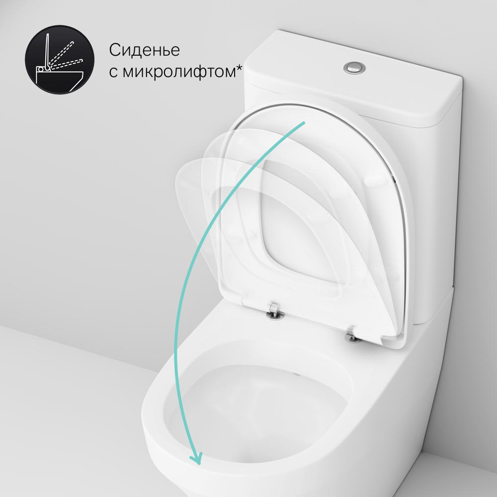 C508607WH унитаз-компакт универсальный выпуск AM.PM Inspire - Вид №8