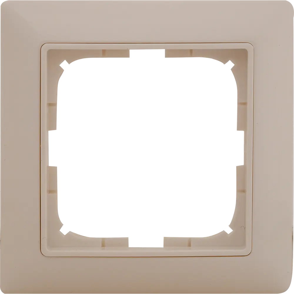 Рамка для розеток и выключателей ABB Basic55 1 пост, цвет белый Basic 55 STLM-2052404
