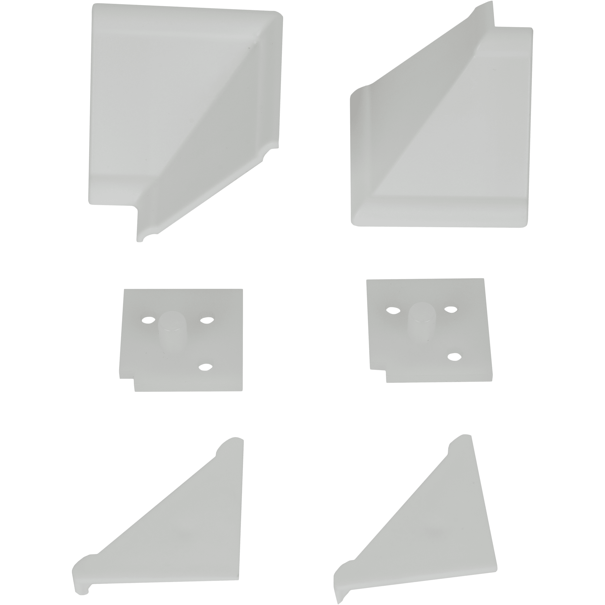 82063062 Комплект для установки плинтуса, цвет белый Santreyd 