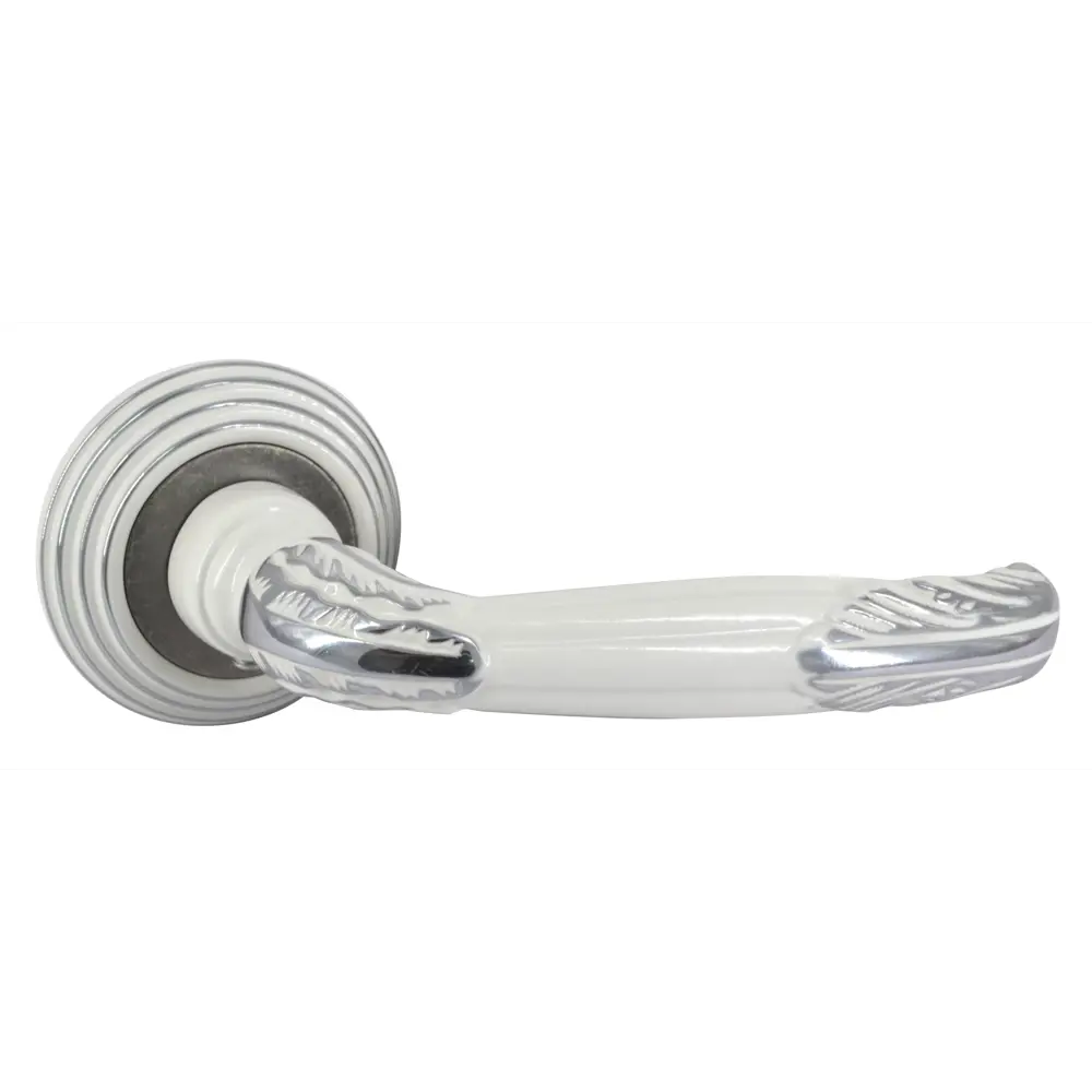 Ручка дверная EDS-V204 ENAMEL / CHROME EDSON STLM-2089726