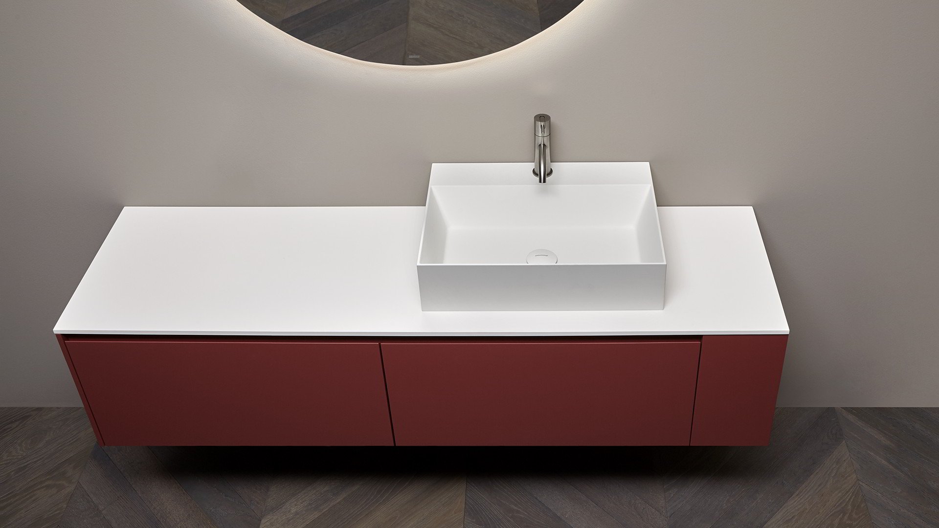 Gestomood Подвесная раковина настенная прямоугольная Antoniolupi  белая  - Вид №9