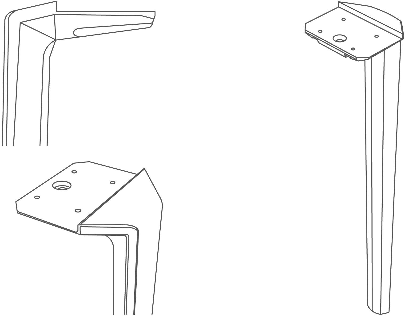 Ezpeleta Штабелируемый садовый стол из полипропилена и hpl  Mhk-oner  - Вид №5