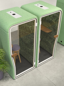 Одноместный акустическая офисная кабина