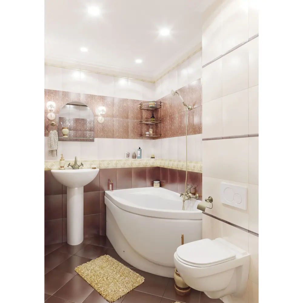 Унитаз напольный Сити двойной слив Керамин Без серии STLM-2103408 - Вид №5