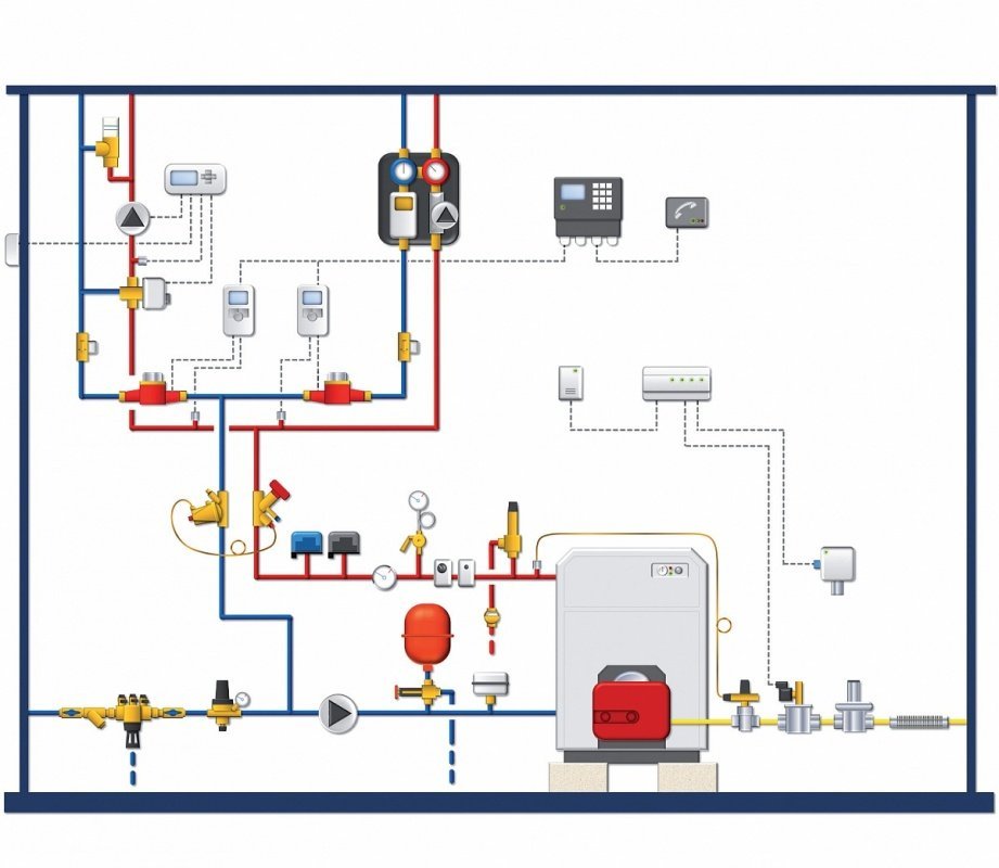 Термостат погружной TRB с реле WATTS  1/2"от 30 до 90 °, гильза 100 мм (15А, 230В) (отключает,перекл 10013509 - Вид №3