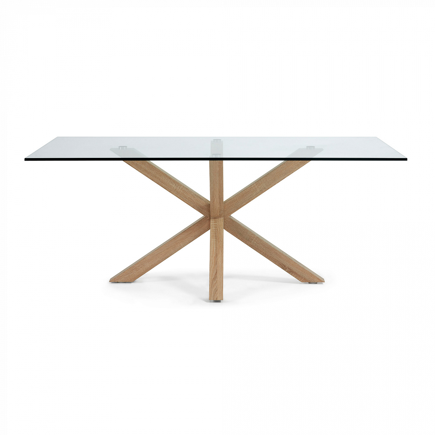 051150 Стол Arya 200x100 металл стекло La Forma Argo - Вид №2