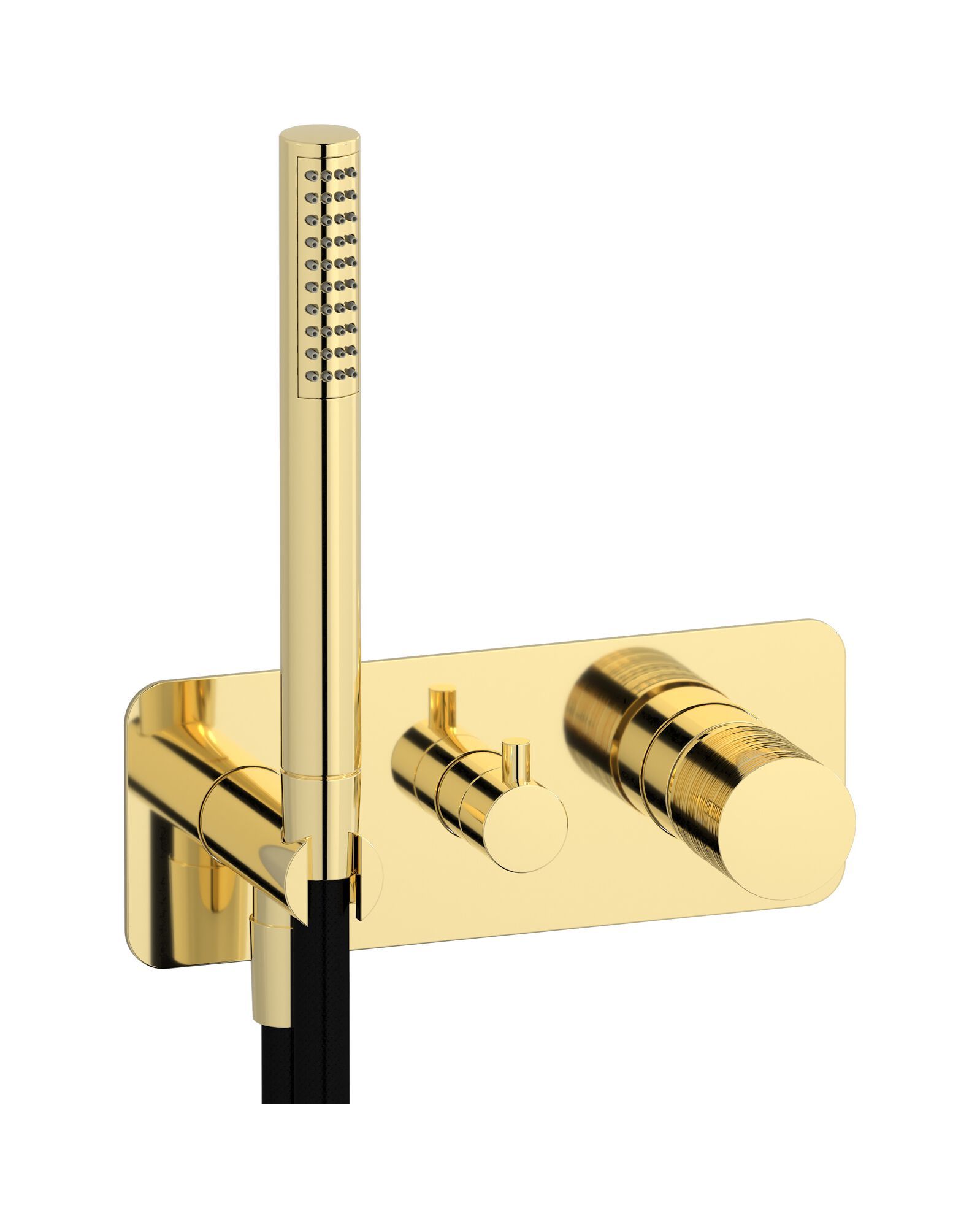 3 отверстия утопленный смеситель для душа с ручным душем IB винил ARCH-00022859 - Вид №3