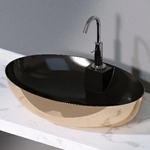 L604258 Накладная раковина на столешницу  овальная A. e T. Italia ELITE