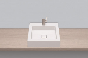 3304000400 Надставная раковина, ab.q450h.1, белая, для простого ухода Alape серия Q