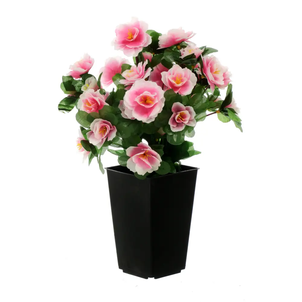 89356264 Искусственное растение в горшке азалия h30 см цвет розовый STLM-0953859 Santreyd  - Вид №1