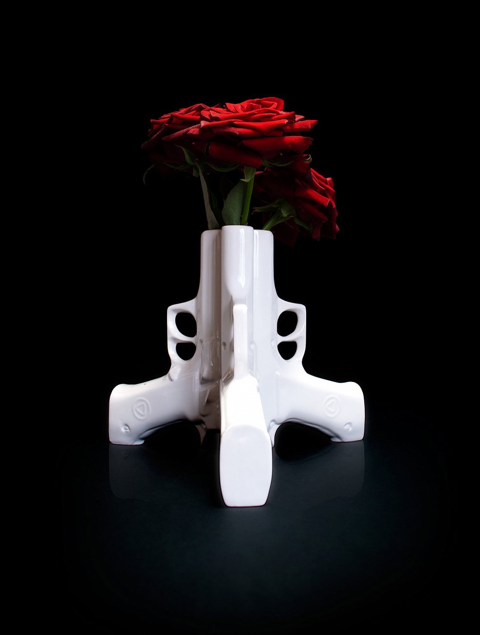 Ваза 3d gun настольная SUCK UK - 252804 Белый  - Вид №2