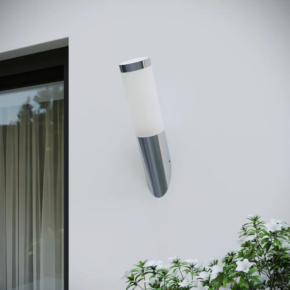 Светильник уличный настенный Kreaforta Begnas 25 Вт IP44 цвет серый STLM-2207840 - Вид №1