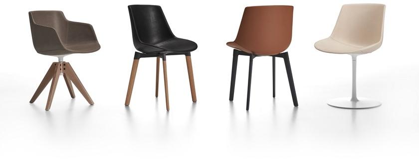 MDF Italia Мягкое кожаное кресло Flow sun-id-1351046 - Вид №6