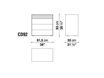 Деревянный комод B&B Italia гайка ARCH-00127806 - Вид №6