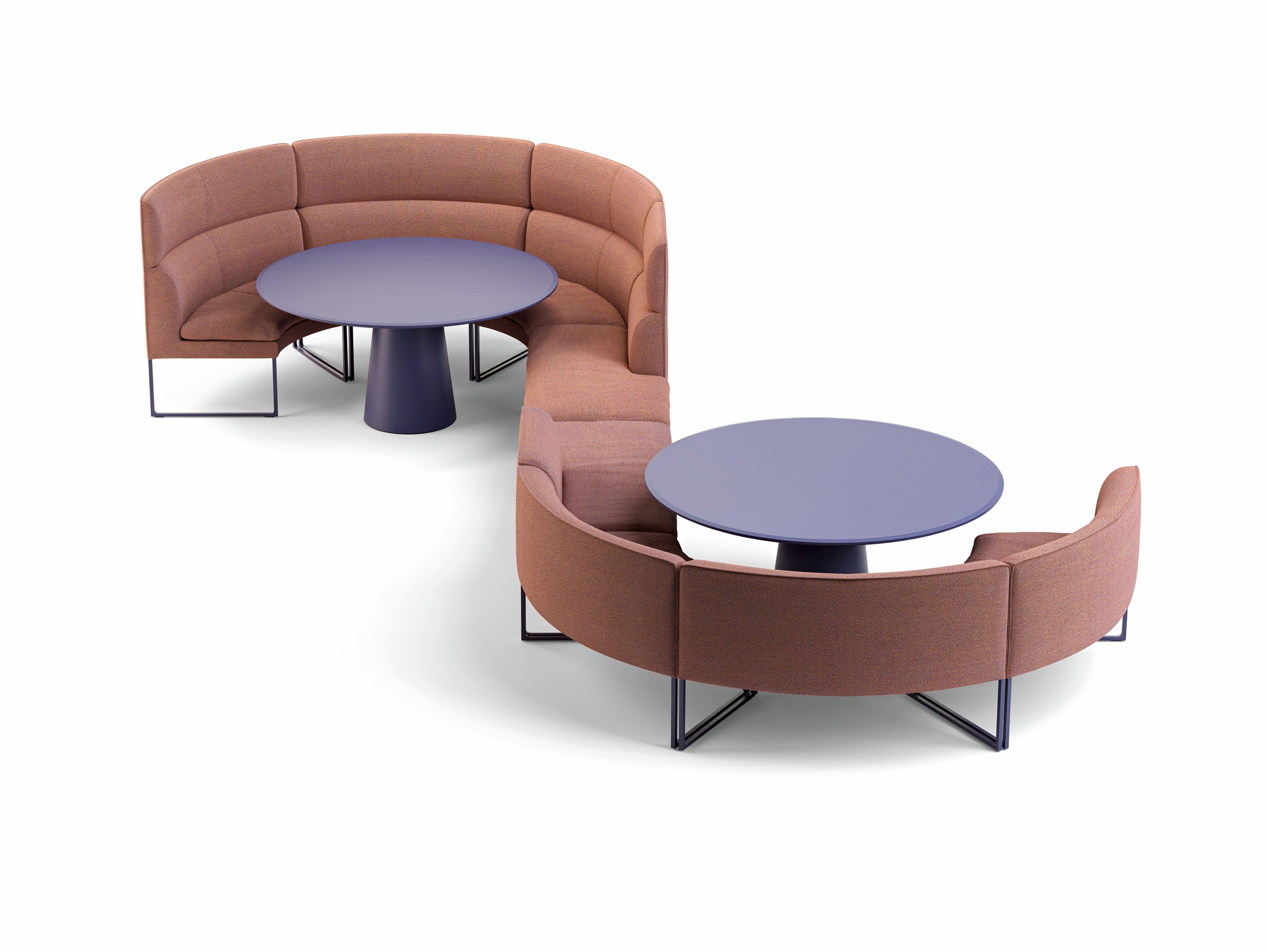 Модульная скамья из ткани COR Mell ARCH-00028043