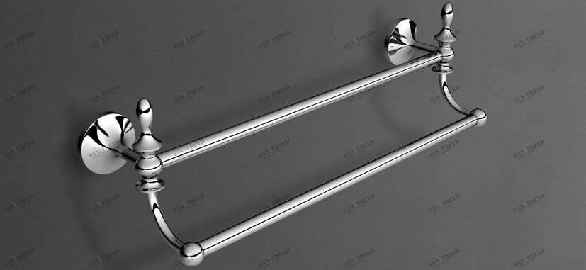 Двойной полотенцедержатель ART&MAX BOHEMIA AM-E-4248-Cr 