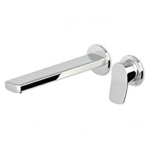 ZBR674 - R99499 - R99815 Смеситель для раковины, однорычажный, на два отверстия, с аэратором. Длина горловины 225 мм. Zucchetti Brim