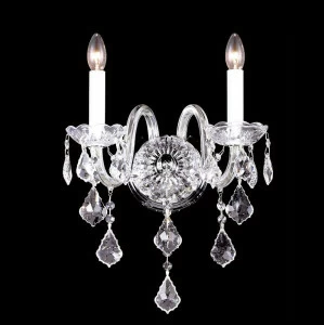 Бра Crystal Lux Queen AP2 CRYSTAL LUX СВЕЧА 077458 Белый;прозрачный