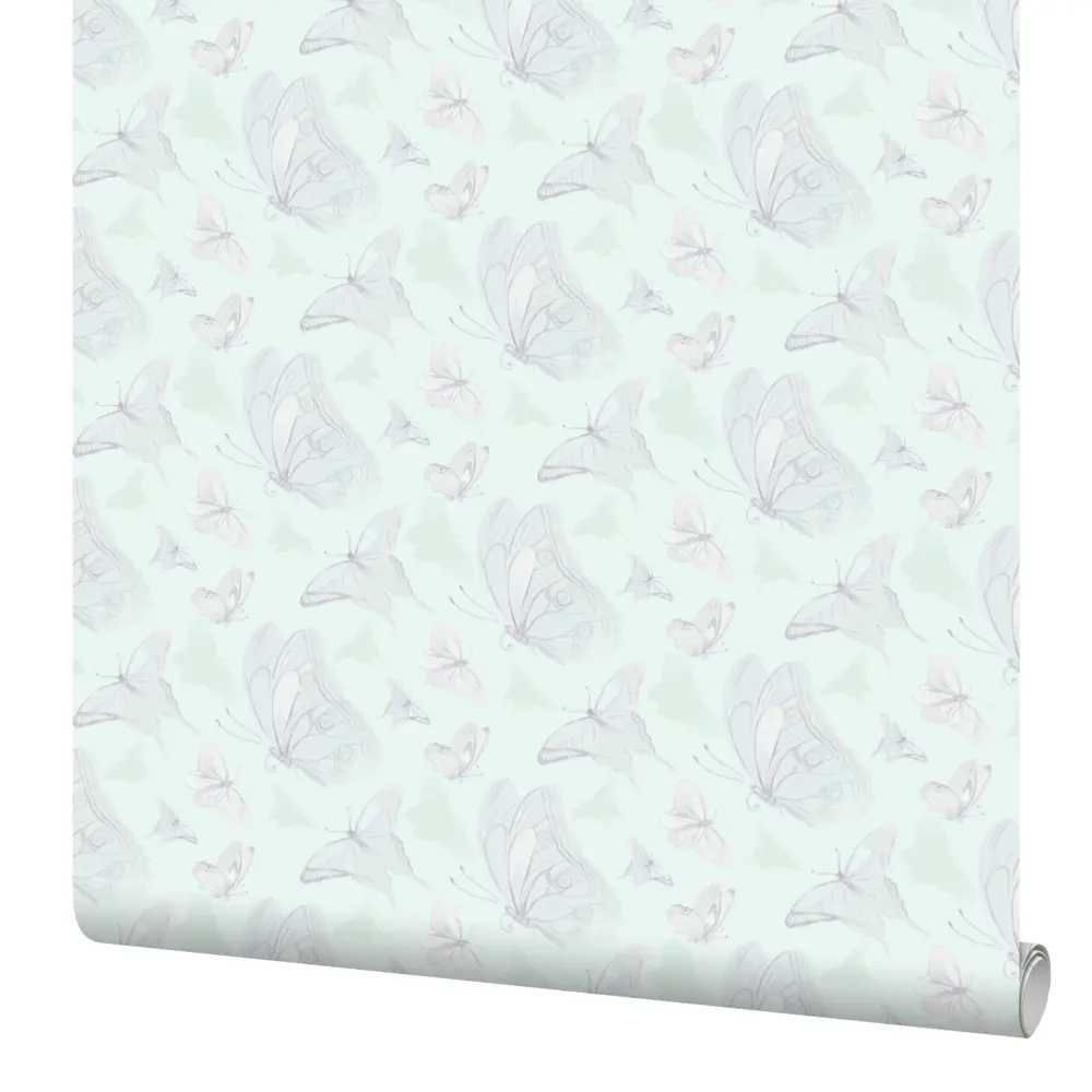 Обои флизелиновые Erismann Бабочки серые 1.06 м ЭР60670-06 STLM-2164043 - Вид №1