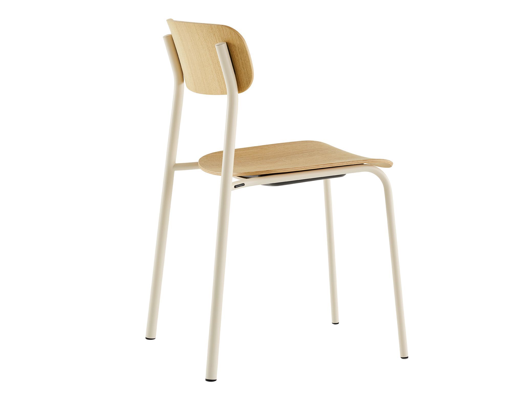 Штабелируемый стул из стали и дерева с открытой спинкой THONET S 243 ARCH-00060338 - Вид №4