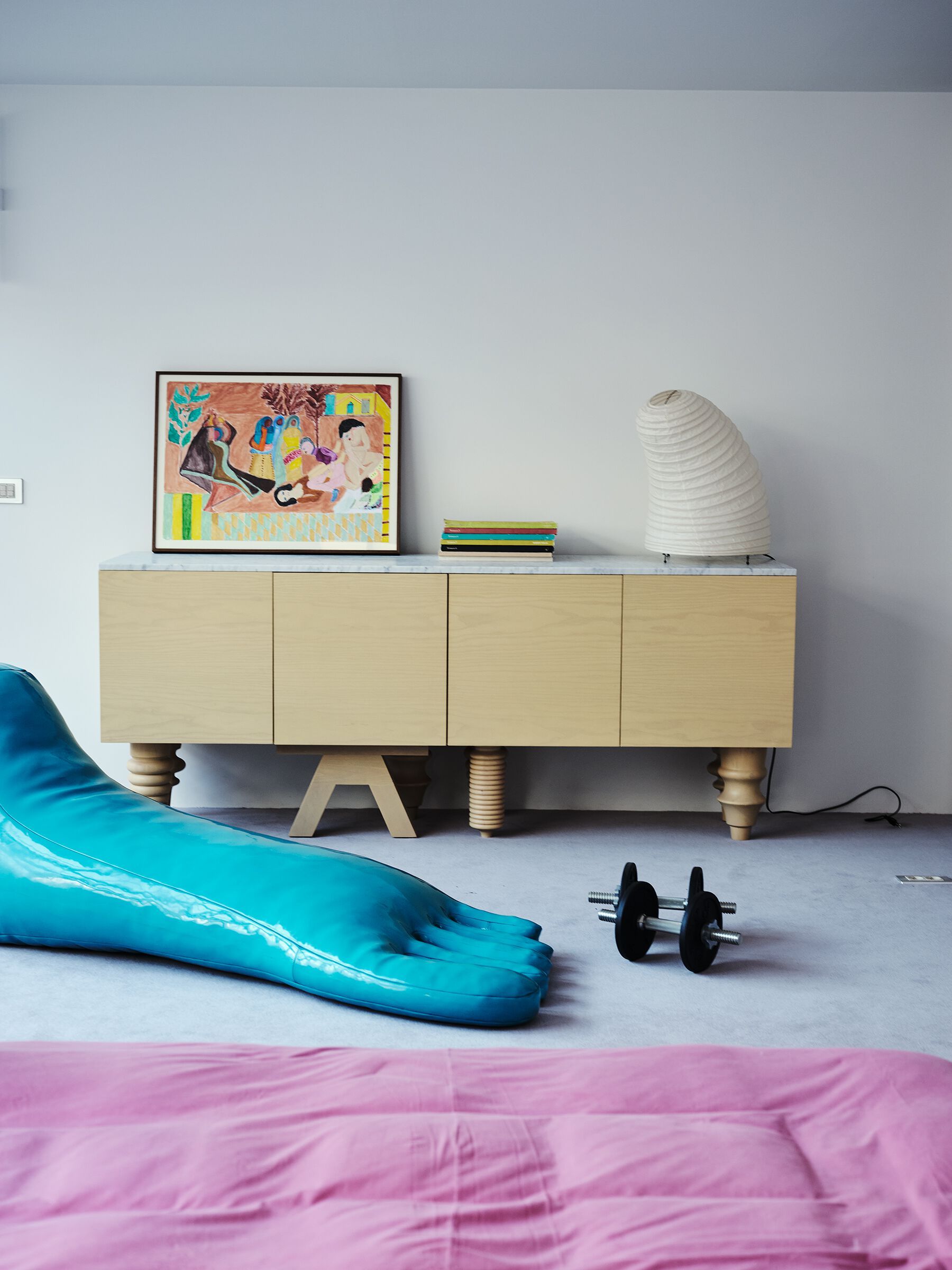 Шкаф из шпона ясеня с распашными дверями BD Barcelona Multileg ARCH-00094619 - Вид №11