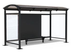 Навес с боковыми стенками