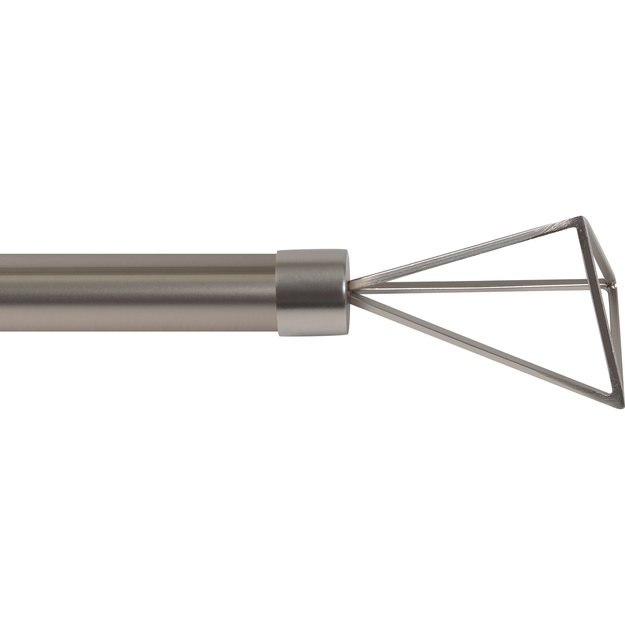INSPIRE Наконечники треугольные для карнизов матовый никель 2 шт 82549346 STLM-0029536