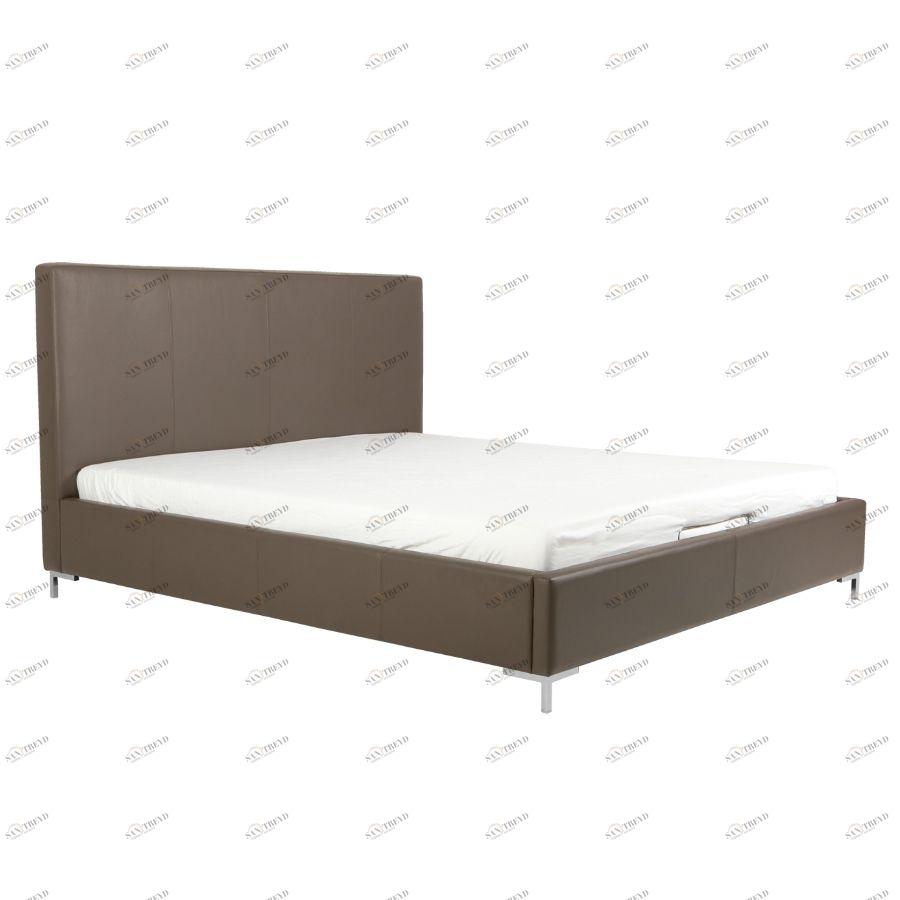 Кровать Luna, 150х200 см, темно-коричневая Sits S1739